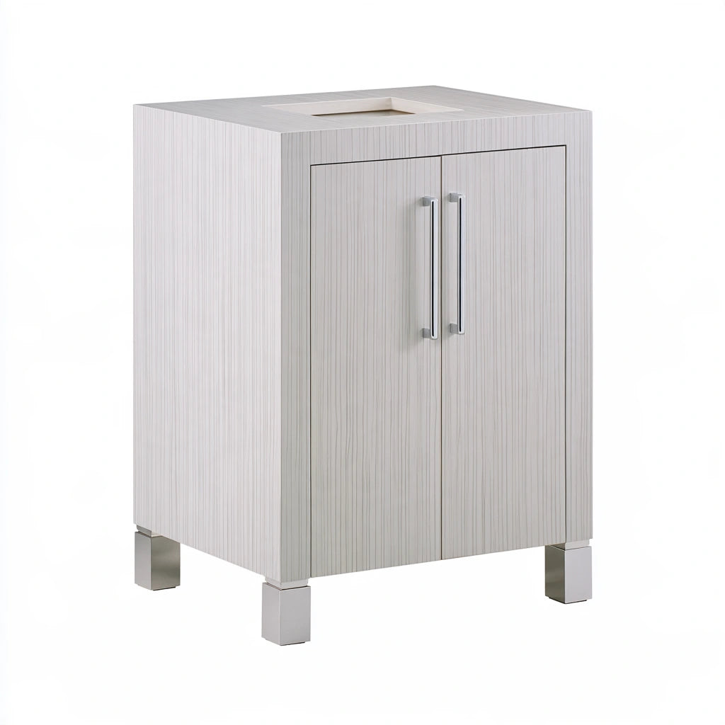 Wastafelkast van hout, kleur grijs
